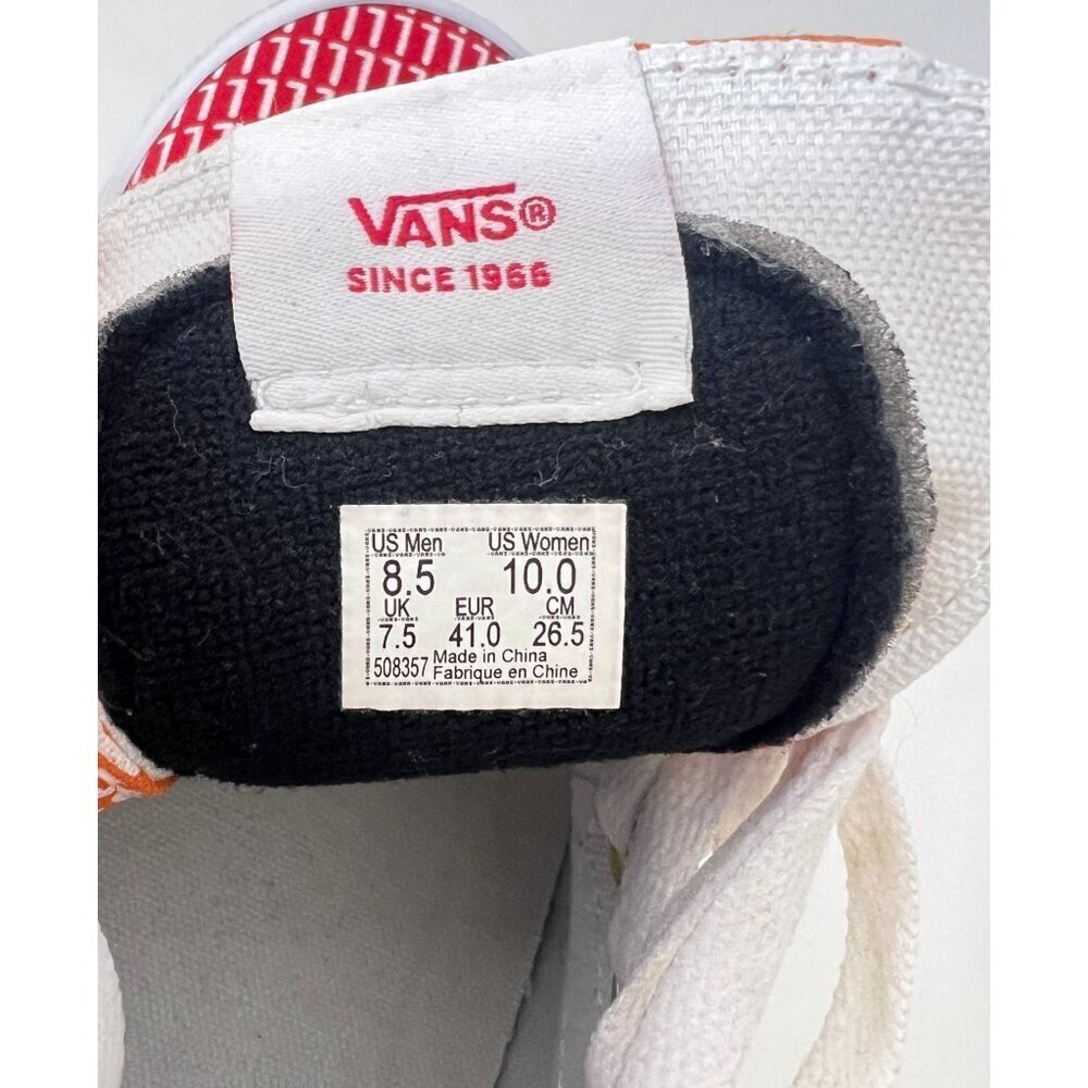 Vans High Top Pride Canvas Skateboard Sneakers Multi Color Womens  10 - Picture 3 of 16